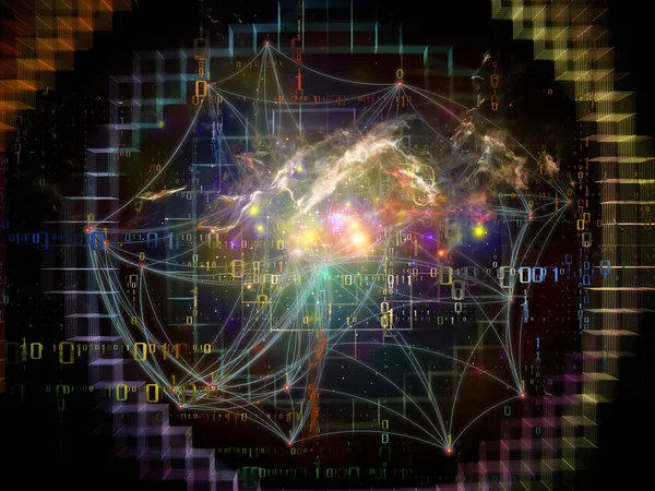Metaforische netwerk — Stockfoto
