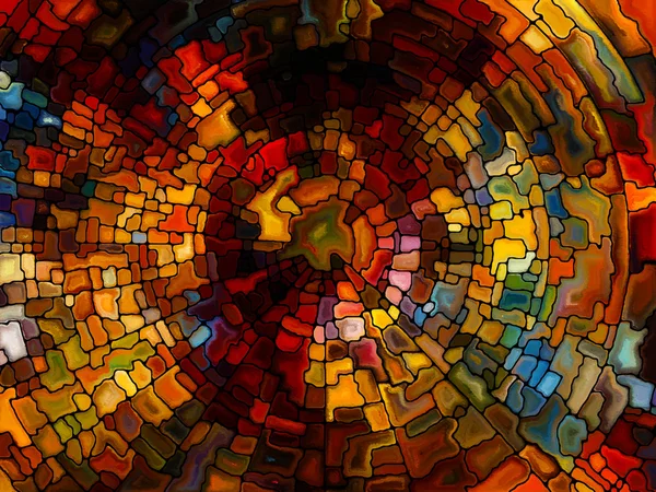 Vivid Stained Glass — Stock Photo, Image