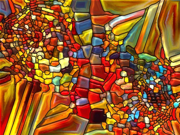 Vivid Stained Glass — Stock Photo, Image