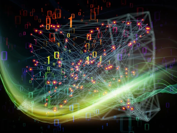 Rede metafórica — Fotografia de Stock