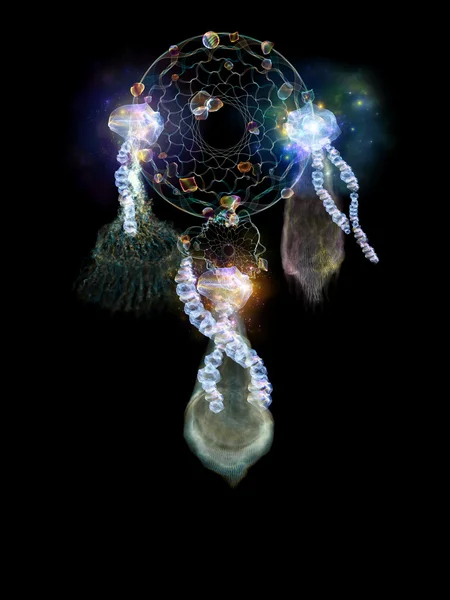 Rüya yakalayıcı ışıkları — Stok fotoğraf