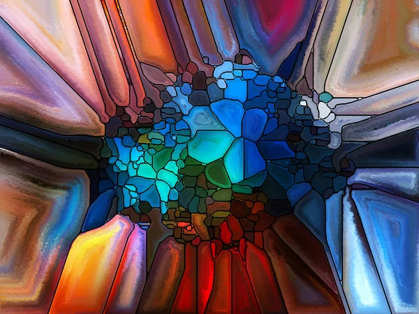 Virtual Stained Glass — Stock Photo, Image