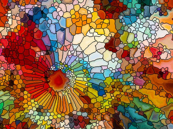 Virtual Stained Glass — Stock Photo, Image