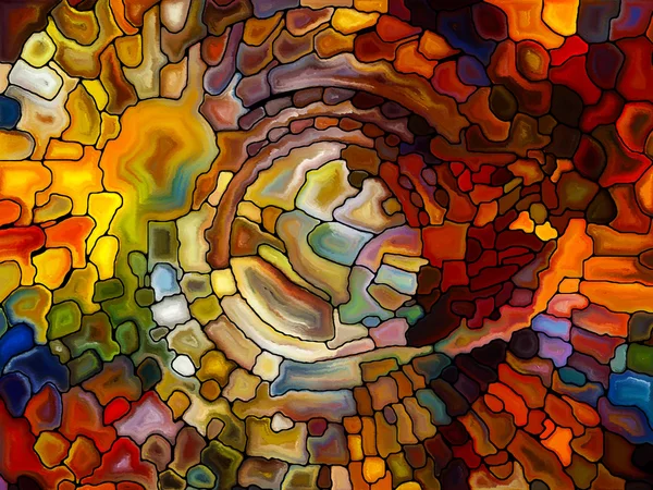 Forgotten Stained Glass — Stock Photo, Image