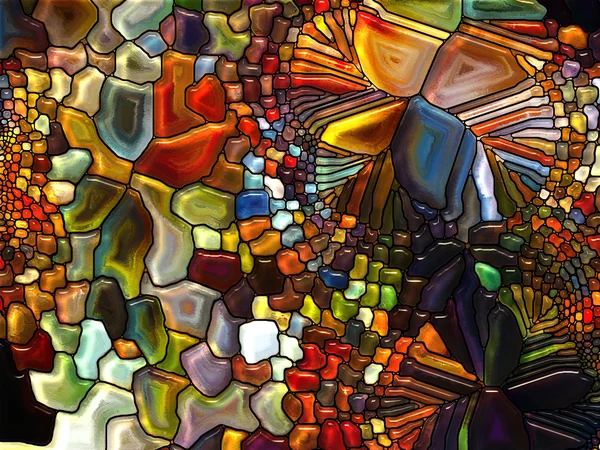Hra z barevného skla — Stock fotografie