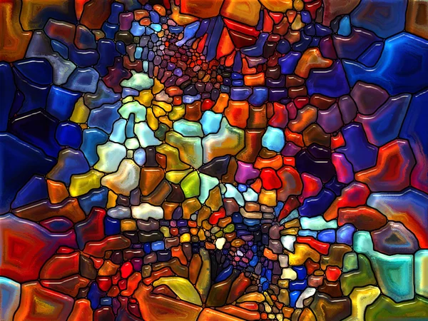 Vivid Stained Glass — Stock Photo, Image