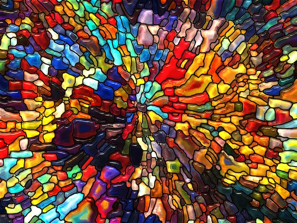 Paths of Stained Glass — Stock Photo, Image
