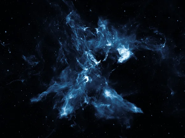 Virtualização do cosmos — Fotografia de Stock