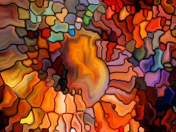 Virtual Stained Glass — Stock Photo, Image