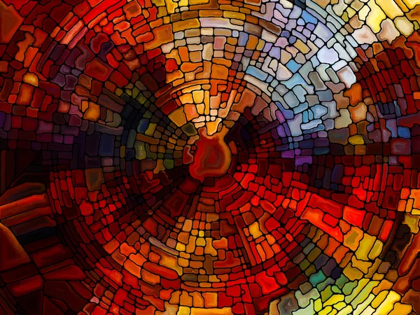 Vibrant Stained Glass — Stock Photo, Image