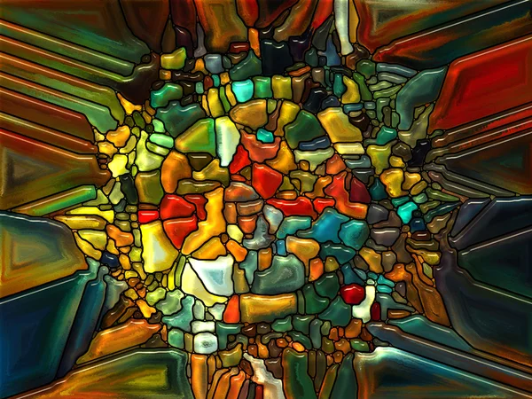 Vivid Stained Glass — Stock Photo, Image