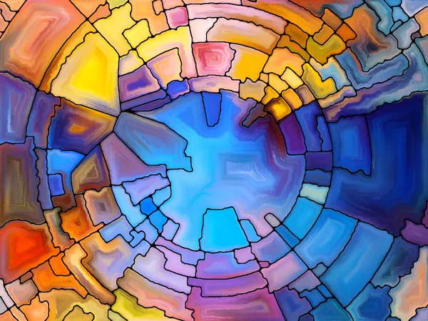 Vibrant Stained Glass — Stock Photo, Image