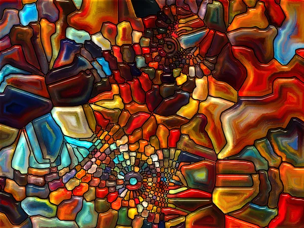 Virtual Stained Glass — Stock Photo, Image