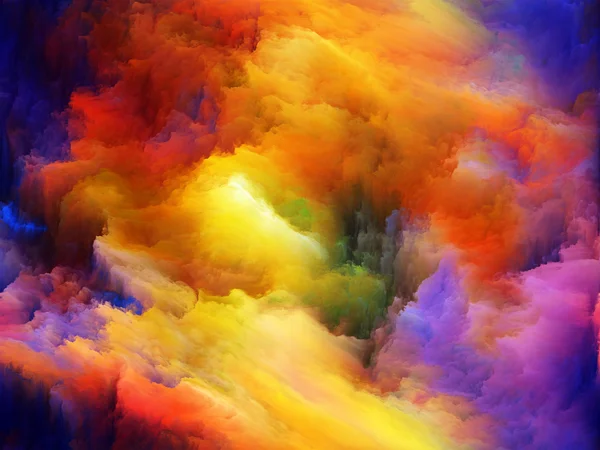 Vida digital de cores — Fotografia de Stock