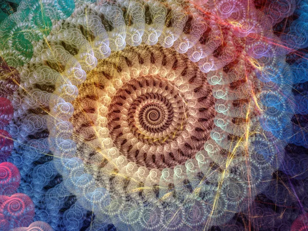 Sfondo a spirale . — Foto Stock