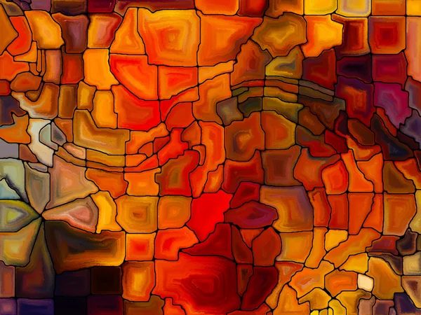Petals of Stained Glass — Stock Photo, Image