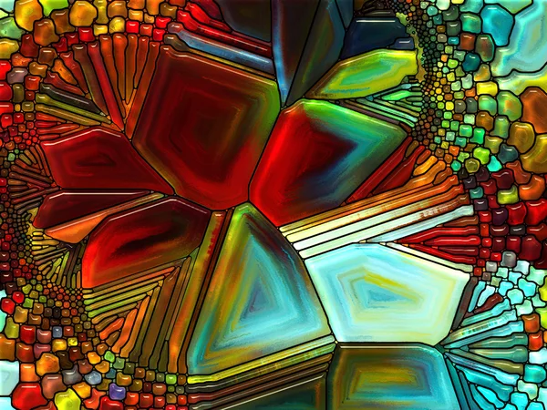 Illusion of Stained Glass — Stock Photo, Image