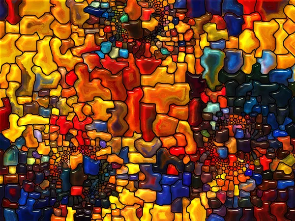 Illusion of Stained Glass — Stock Photo, Image