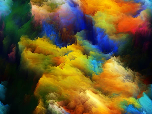 Digitaal leven van kleuren — Stockfoto