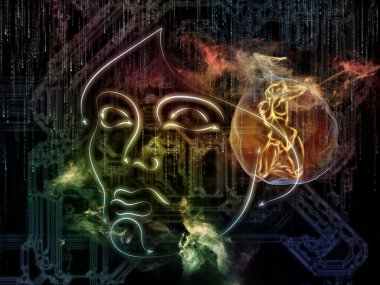 Kadın eğrilerinin Digital hayat