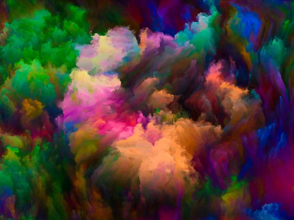Visualisatie van digitale kleur — Stockfoto