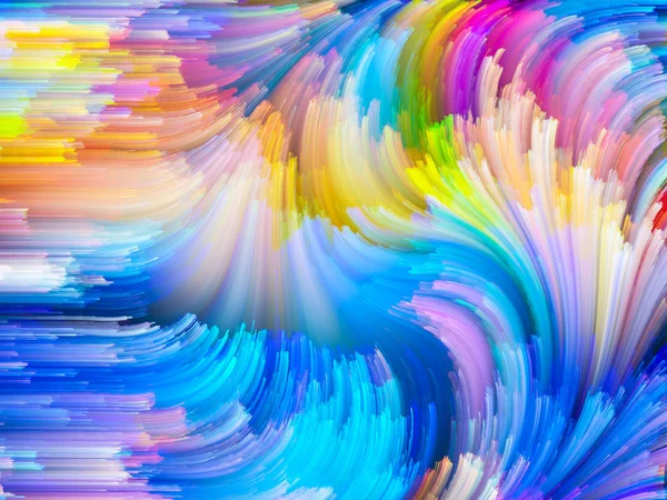 Vågor av färg — Stockfoto