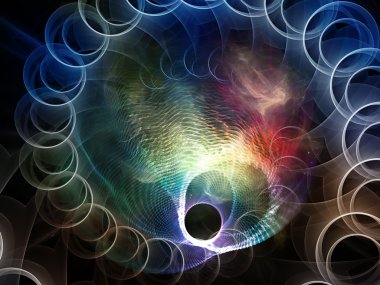 Soyut görselleştirme sanal yaşam