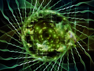 Kapı görselleştirme soyut