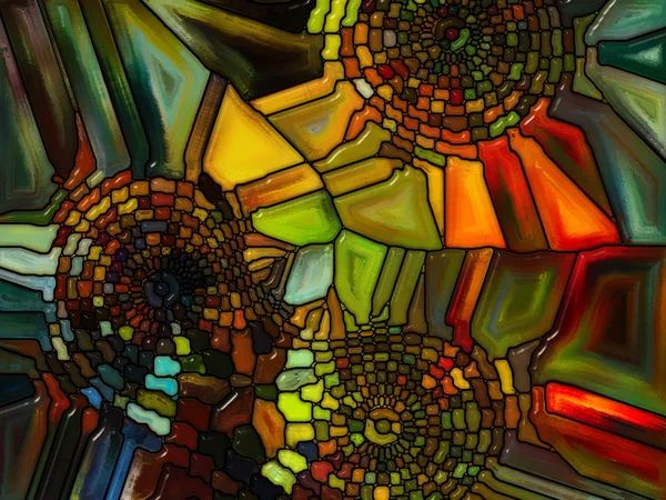 Virtual Stained Glass — Stock Photo, Image