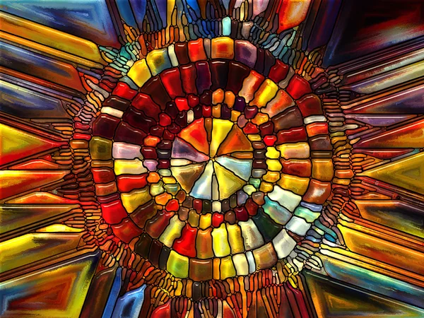 Digital Stained Glass — Stock Photo, Image