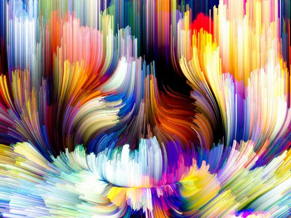 Виртуальная жизнь цвета — стоковое фото