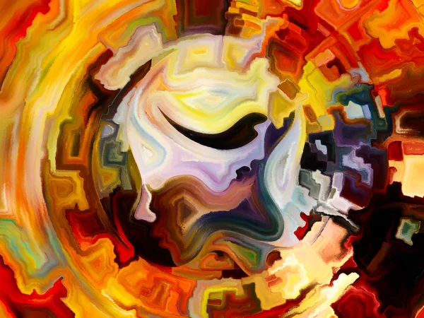 Visualization of Inner Paint — Stock Photo, Image