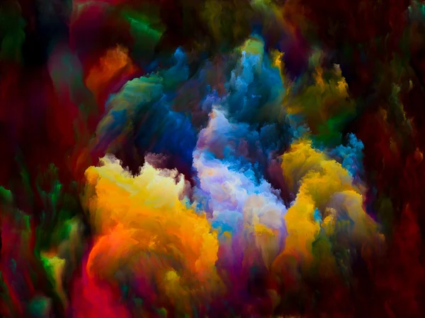 Virtuellt liv av färg — Stockfoto