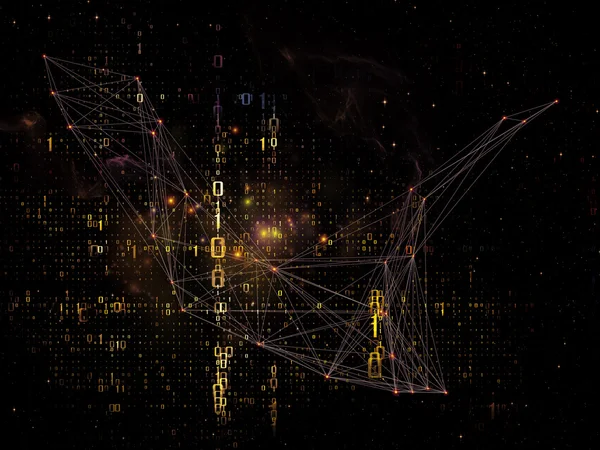 Unfolding of Network — Stock Photo, Image
