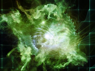 Soyut görsel olarak elinde tutmasına