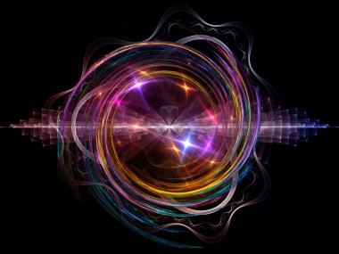 Işıklar soyut görselleştirme