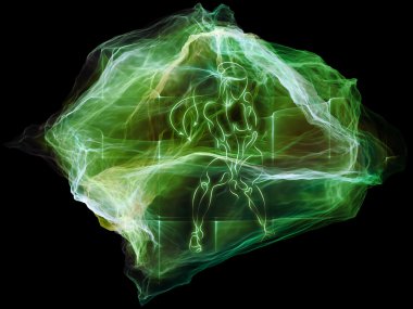 Işıklar zihin parçacık