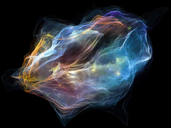 心の粒子のライト — ストック写真