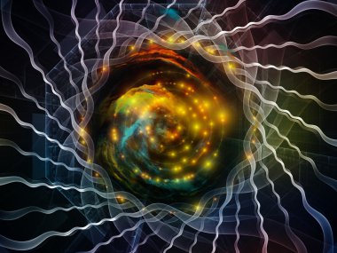 Kapı görselleştirme soyut