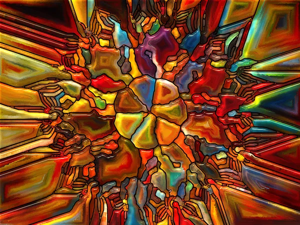 Virtual Stained Glass — Stock Photo, Image