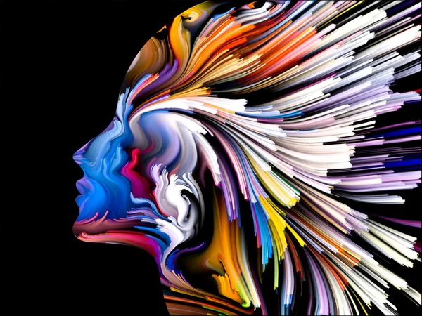 Evolving Mind Painting — Stock Photo, Image