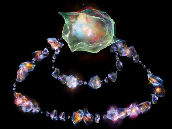 De vlam van juwelen — Stockfoto