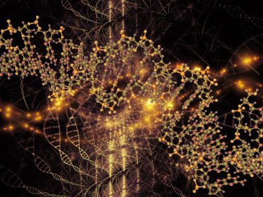 Organik moleküller arka plan