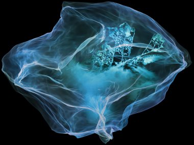 renkli zihin parçacık