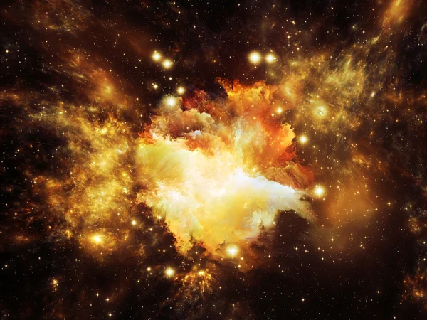 Virtual Orion nebula — Stock Photo, Image