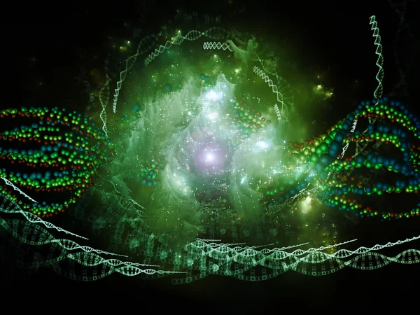 Lights of DNA — Stock Photo, Image