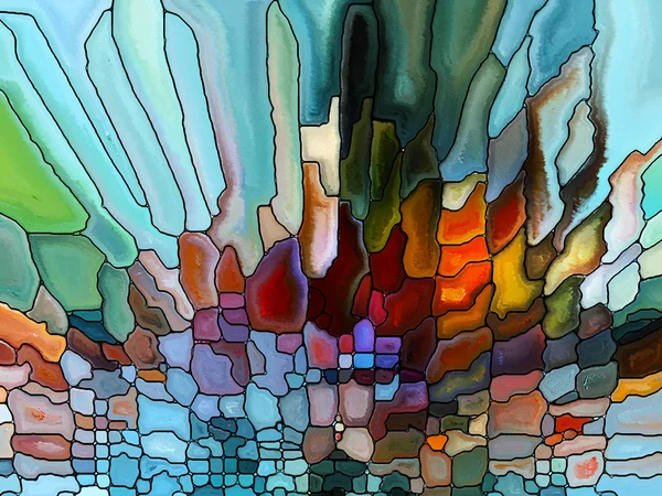 Lights of Stained Glass — Stock Photo, Image