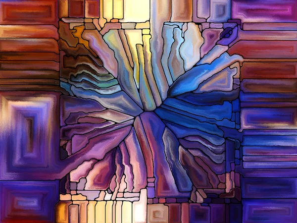 Vibrant Stained Glass — Stock Photo, Image