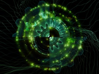 Soyut görselleştirme sanal yaşam