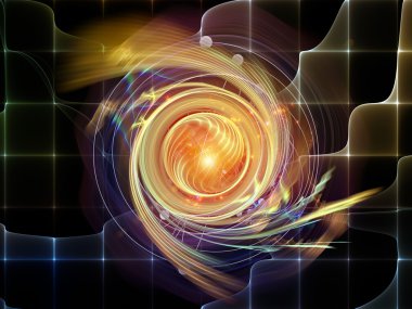 Işıklar soyut görselleştirme